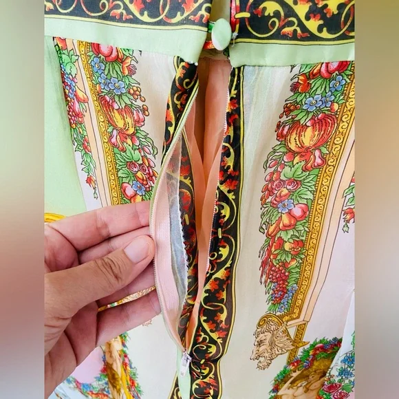 Versace Baroque Atelier skirt - one of a kind, no label, hand stitched - Picture 9 of 11